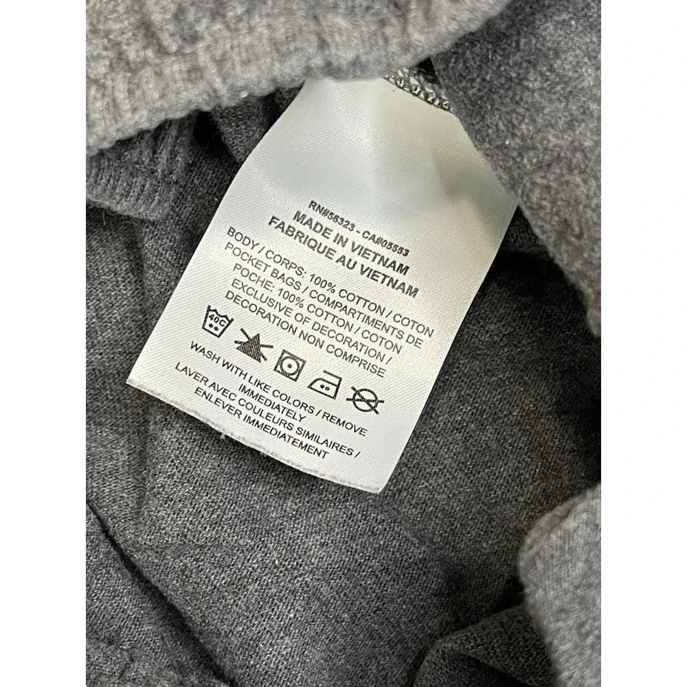 Nike Men  XXL Gray Sweatpants Embroidered Essential Gym Athletic Drawstring Pant